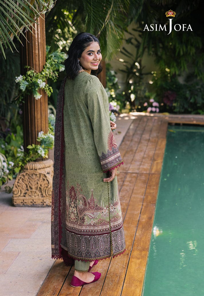 Original Asim Jofa PRINTED LAWN 3 PCS