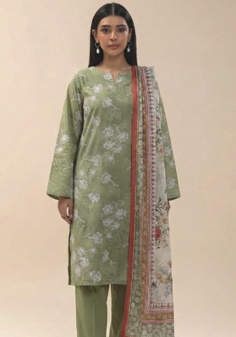 Original Beechtree Printed 3 Piece Lawn Suit