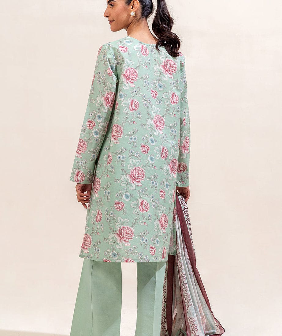 Original Beechtree Printed 3 Piece Lawn Suit