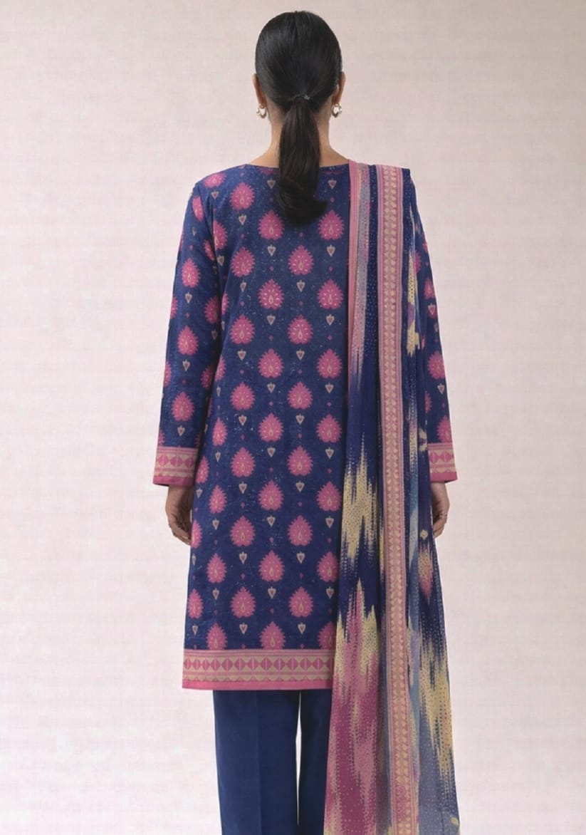 Original Beechtree Printed 3 Piece Lawn Suit