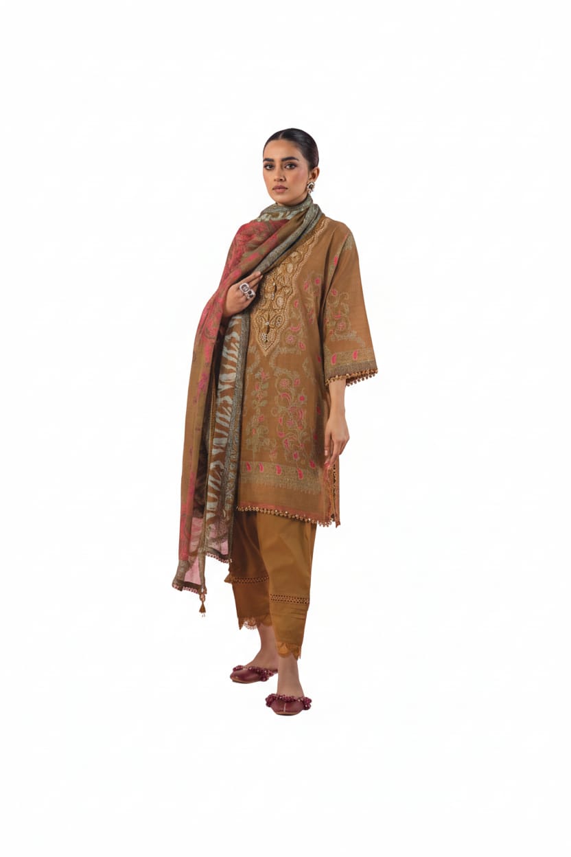 Original Sana Sufinaz Printed 3 Piece Lawn Suit