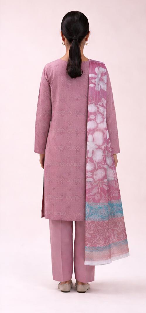 Original Beechtree Printed 3 Piece Lawn Suit