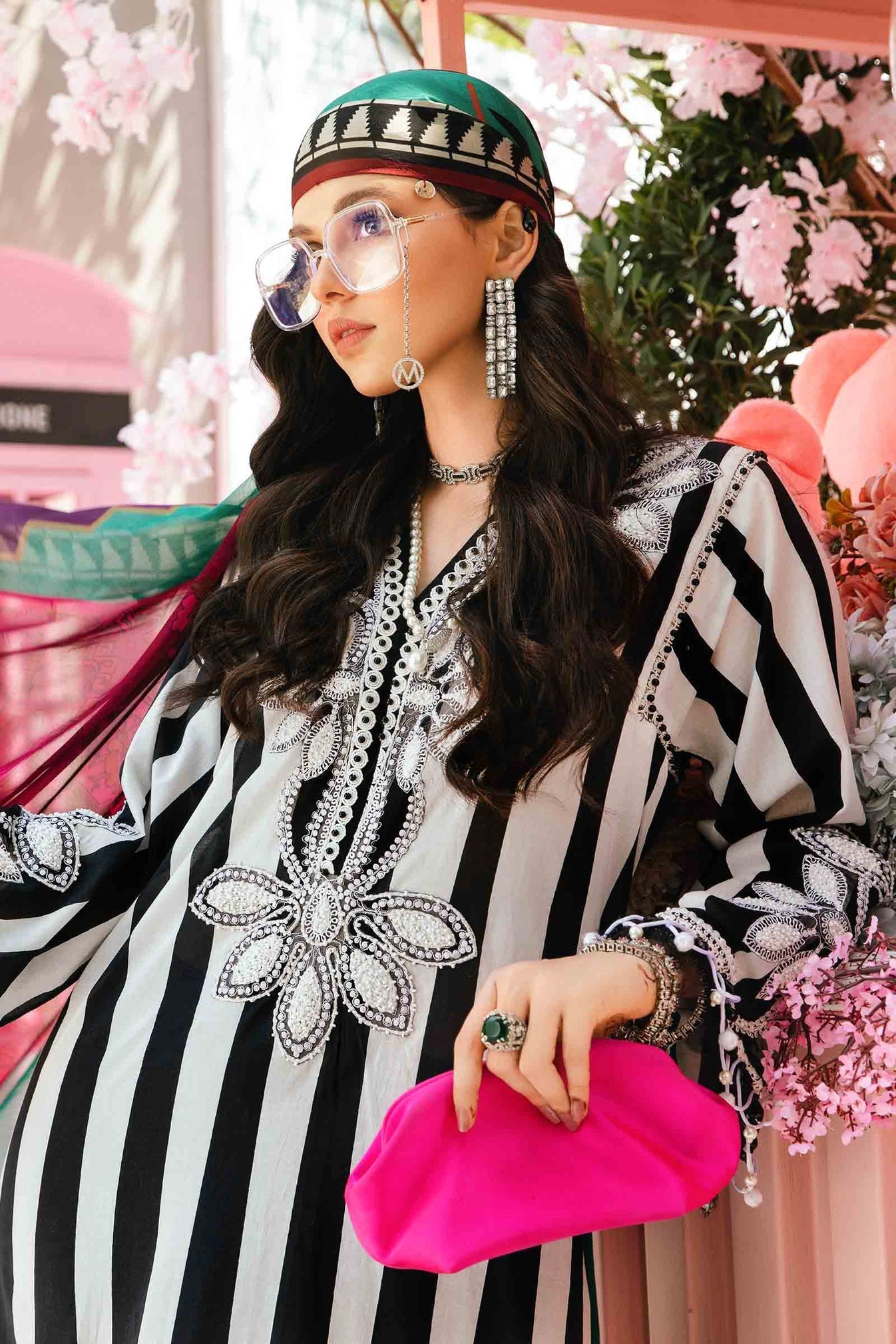 Maria.B 3 Piece Unstitched Embroidered Lawn Suit