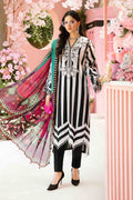 Maria.B 3 Piece Unstitched Embroidered Lawn Suit