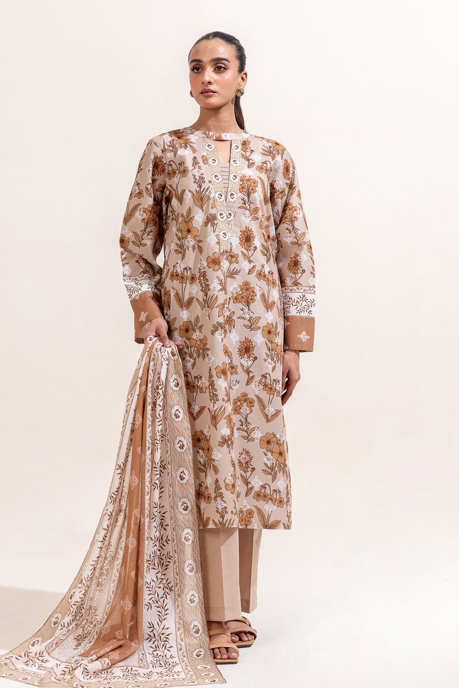 3 PIECE PRINTED LAWN SUIT