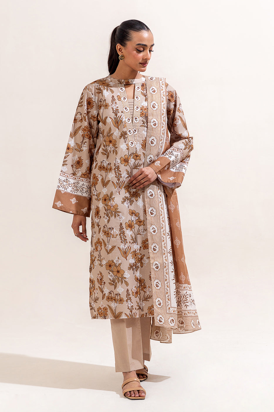 3 PIECE PRINTED LAWN SUIT